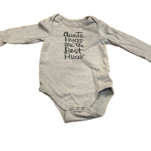 CAT & JACK 𝅺6-9 m long sleeve onesie good condition - Picture 1 of 3